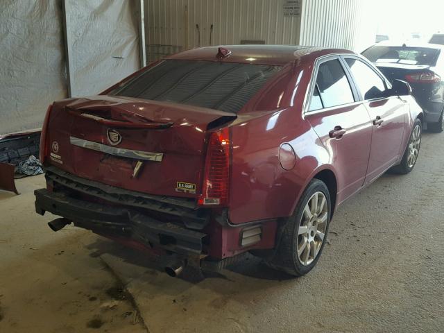 1G6DU57V790159473 - 2009 CADILLAC CTS HI FEA RED photo 4