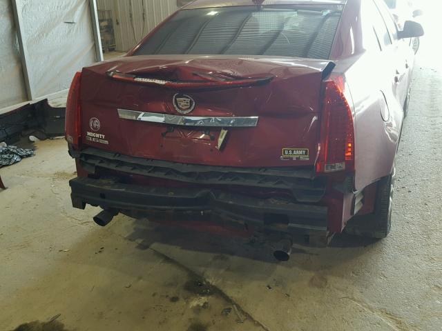 1G6DU57V790159473 - 2009 CADILLAC CTS HI FEA RED photo 9