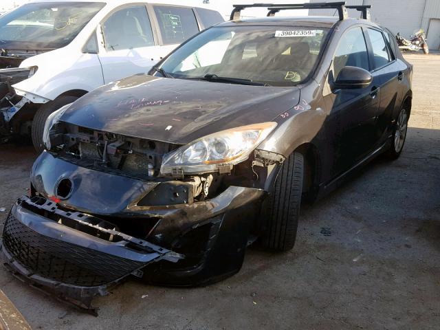 JM1BL1K59B1402515 - 2011 MAZDA 3 S BLACK photo 2