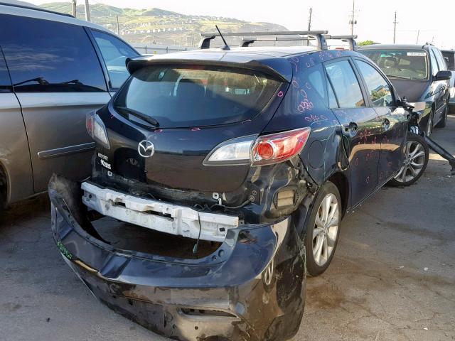 JM1BL1K59B1402515 - 2011 MAZDA 3 S BLACK photo 4