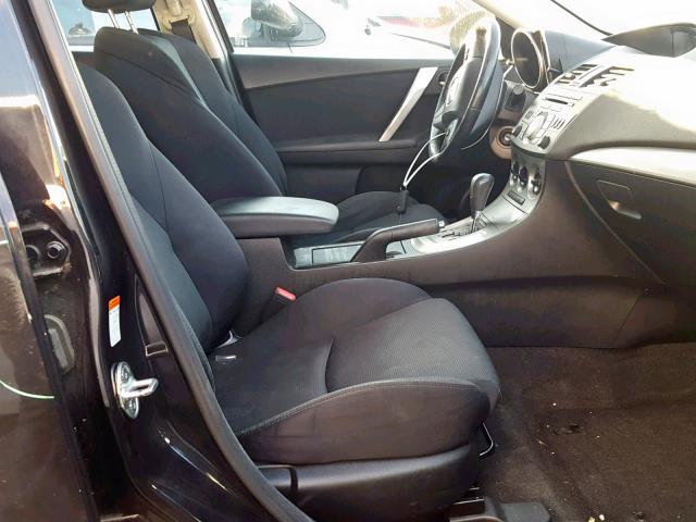 JM1BL1K59B1402515 - 2011 MAZDA 3 S BLACK photo 5