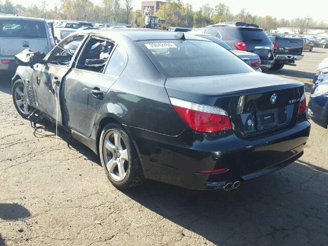 WBANV93578CZ65822 - 2008 BMW 535XI BLACK photo 3