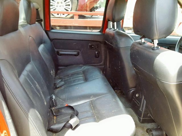 1N6ED27T44C448023 - 2004 NISSAN FRONTIER C RED photo 6