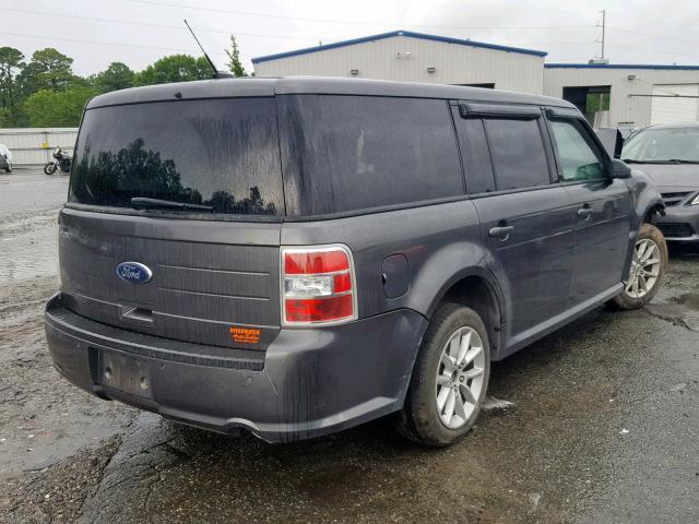 2FMGK5B86FBA01164 - 2015 FORD FLEX SE GRAY photo 4