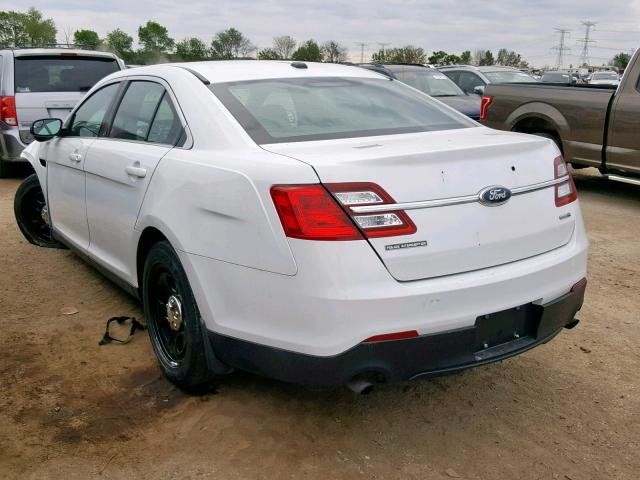 1FAHP2MK2EG178759 - 2014 FORD TAURUS POL WHITE photo 3