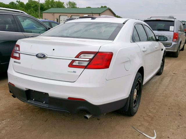 1FAHP2MK2EG178759 - 2014 FORD TAURUS POL WHITE photo 4