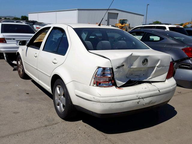 3VWSK69M63M030839 - 2003 VOLKSWAGEN JETTA GLS WHITE photo 3