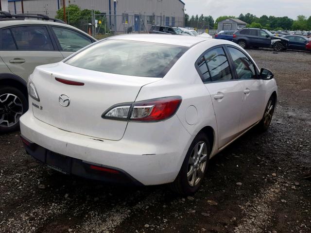 JM1BL1SG5A1274774 - 2010 MAZDA 3 I WHITE photo 4