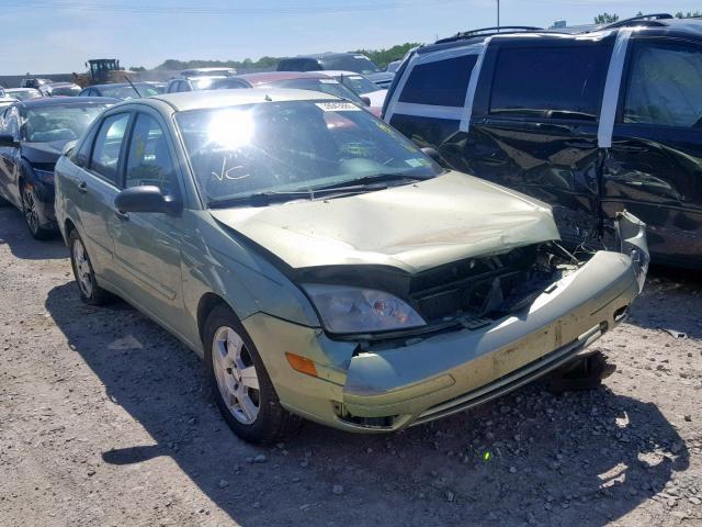 1FAHP34N57W252037 - 2007 FORD FOCUS ZX4 GREEN photo 1