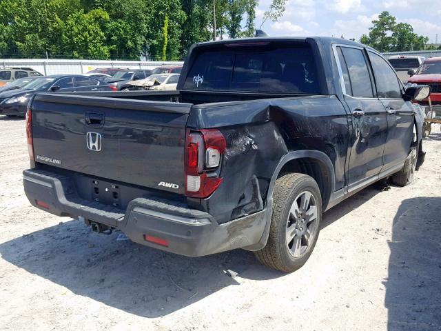 5FPYK3F76JB005720 - 2018 HONDA RIDGELINE BLACK photo 4