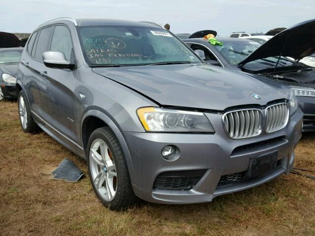 50XWX7C55DL98145 - 2013 BMW X3 XDRIVE3 GRAY photo 1