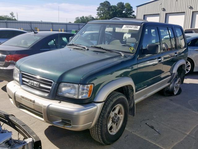 JACDJ58X0X7920644 - 1999 ISUZU TROOPER GREEN photo 2