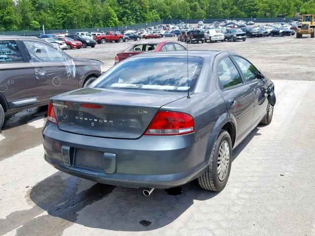 1C3EL46R52N187918 - 2002 CHRYSLER SEBRING LX BLUE photo 4