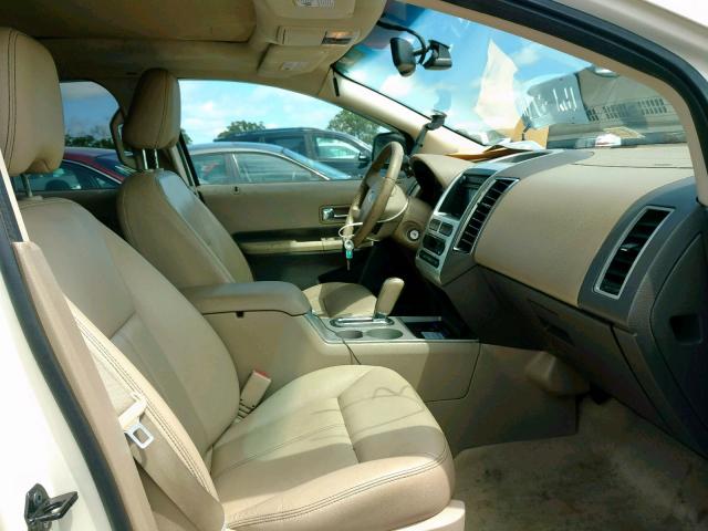 2FMDK48C37BB44339 - 2007 FORD EDGE SEL BEIGE photo 5