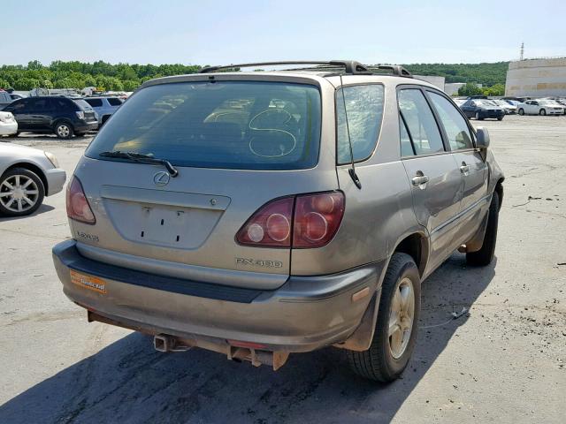 JT6HF10U7Y0097243 - 2000 LEXUS RX 300 GOLD photo 4