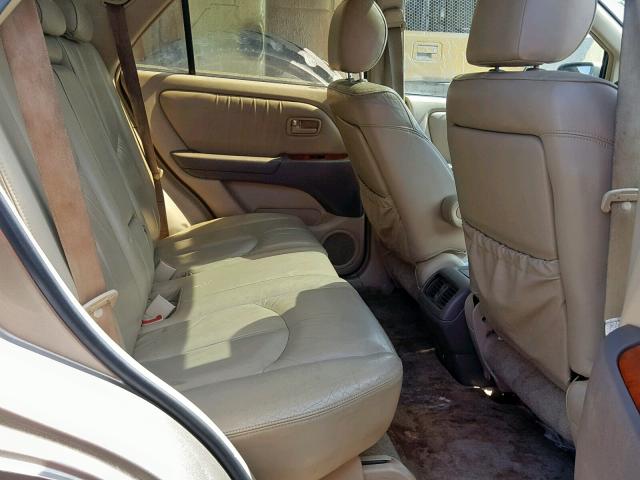 JT6HF10U7Y0097243 - 2000 LEXUS RX 300 GOLD photo 6