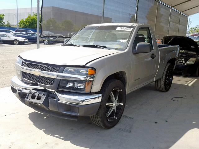 1GCCS148948206714 - 2004 CHEVROLET COLORADO TAN photo 2