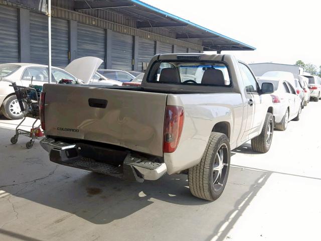 1GCCS148948206714 - 2004 CHEVROLET COLORADO TAN photo 4