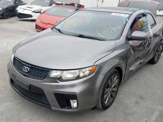 KNAFW6A30B5430151 - 2011 KIA FORTE SX GRAY photo 2