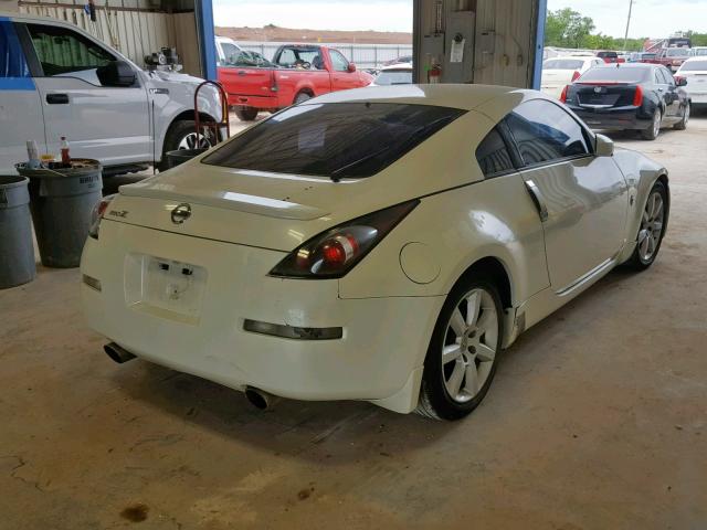 JN1AZ34D14M100957 - 2004 NISSAN 350Z COUPE WHITE photo 4