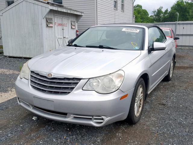 1C3LC55R88N181070 - 2008 CHRYSLER SEBRING TO SILVER photo 2