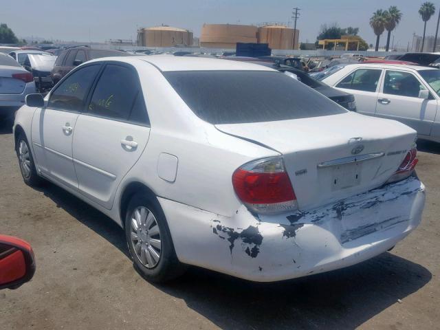 4T1BE30K25U022798 - 2005 TOYOTA CAMRY LE WHITE photo 3