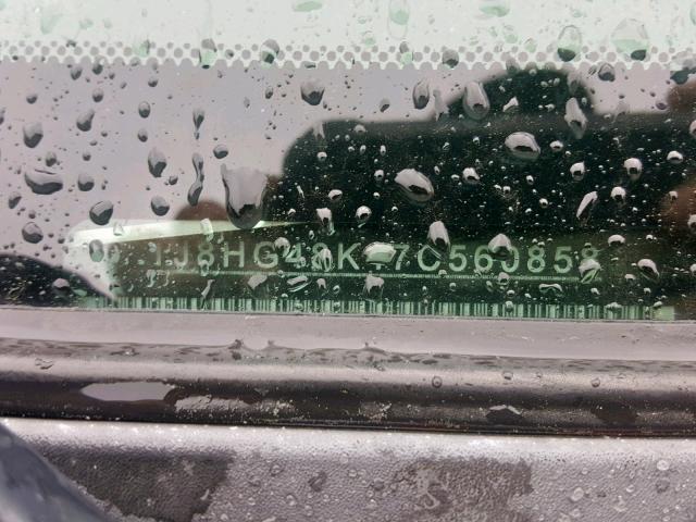 1J8HG48K47C560858 - 2007 JEEP COMMANDER 黑色 照片 10