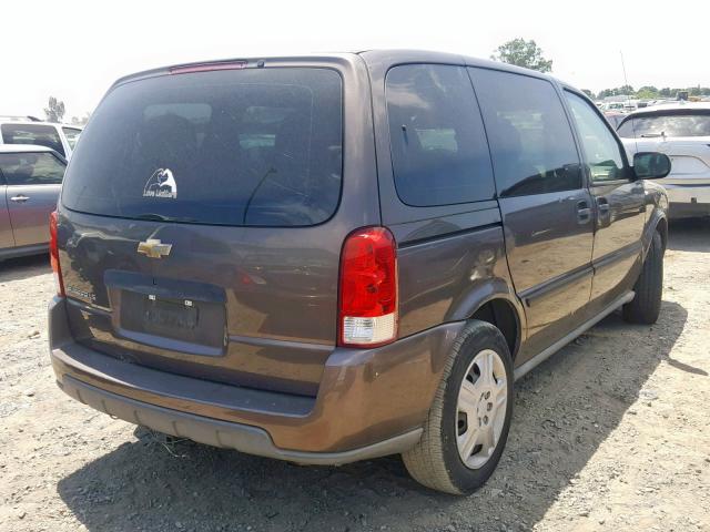 1GNDU23138D121056 - 2008 CHEVROLET UPLANDER L 棕色 照片 4