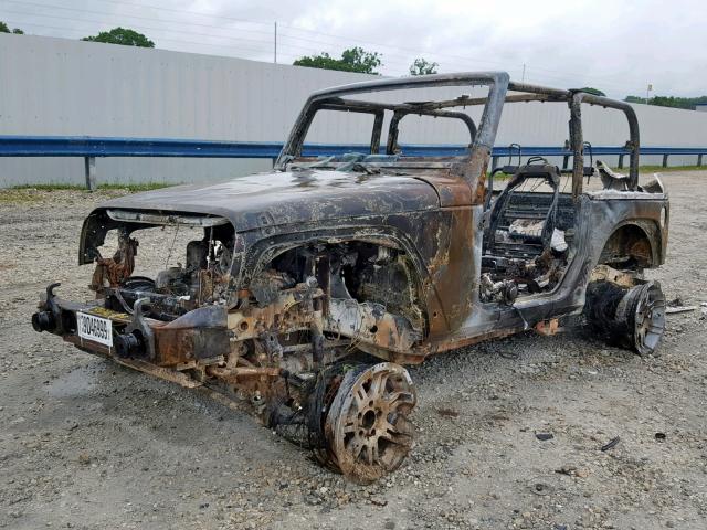 1J4FA54177L176960 - 2007 JEEP WRANGLER S BURN photo 2