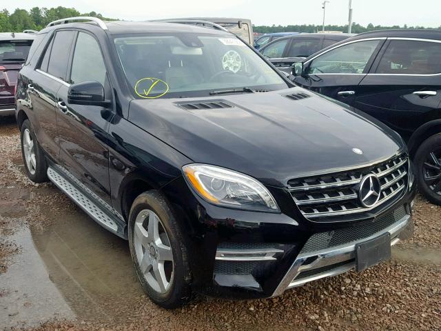 4JGDA5JB9EA361381 - 2014 MERCEDES-BENZ ML 350 BLACK photo 1