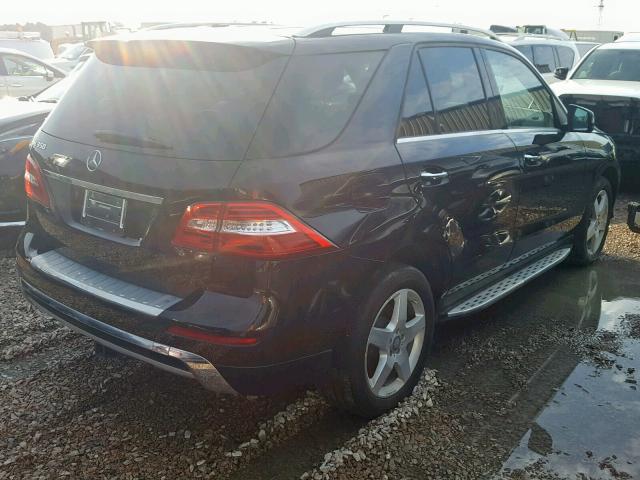 4JGDA5JB9EA361381 - 2014 MERCEDES-BENZ ML 350 BLACK photo 4