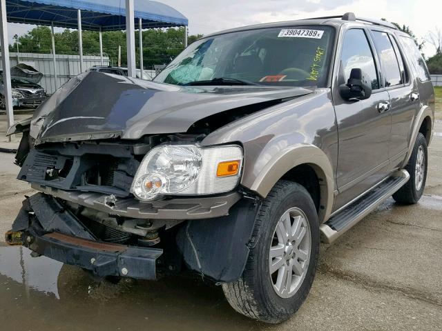 1FMEU64846UB38599 - 2006 FORD EXPLORER E BROWN photo 2