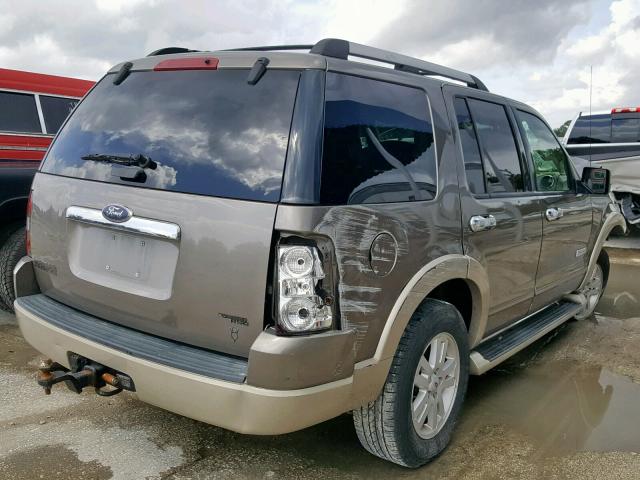 1FMEU64846UB38599 - 2006 FORD EXPLORER E BROWN photo 4