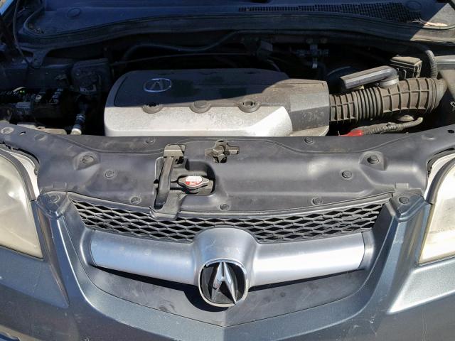 2HNYD18825H537795 - 2005 ACURA MDX TOURIN GRAY photo 7