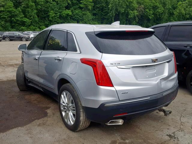 1GYKNFRS8JZ105491 - 2018 CADILLAC XT5 PREMIU SILVER photo 3