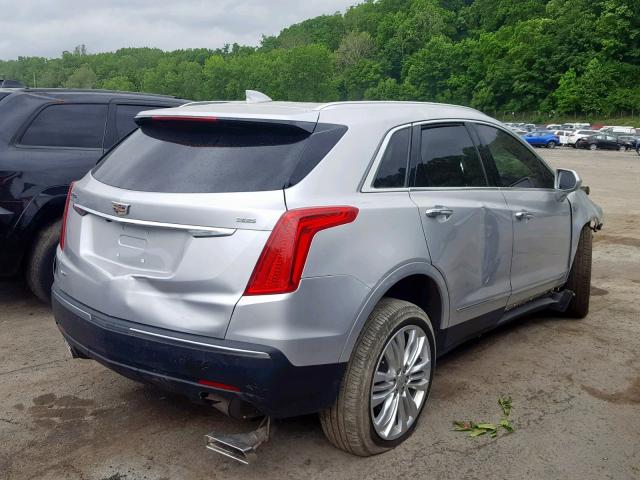 1GYKNFRS8JZ105491 - 2018 CADILLAC XT5 PREMIU SILVER photo 4