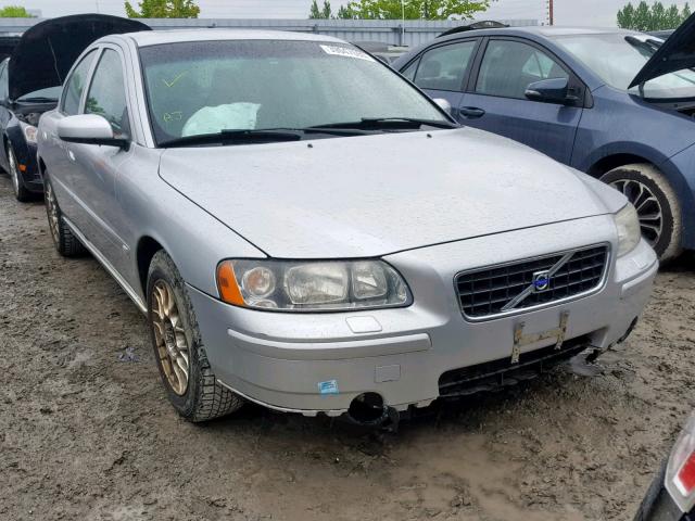 YV1RS592262540749 - 2006 VOLVO S60 2.5T SILVER photo 1