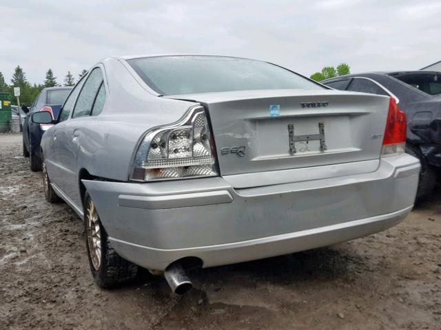 YV1RS592262540749 - 2006 VOLVO S60 2.5T SILVER photo 3
