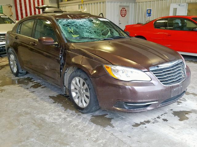 1C3CCBBB3CN226513 - 2012 CHRYSLER 200 TOURIN BROWN photo 1