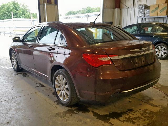 1C3CCBBB3CN226513 - 2012 CHRYSLER 200 TOURIN BROWN photo 3