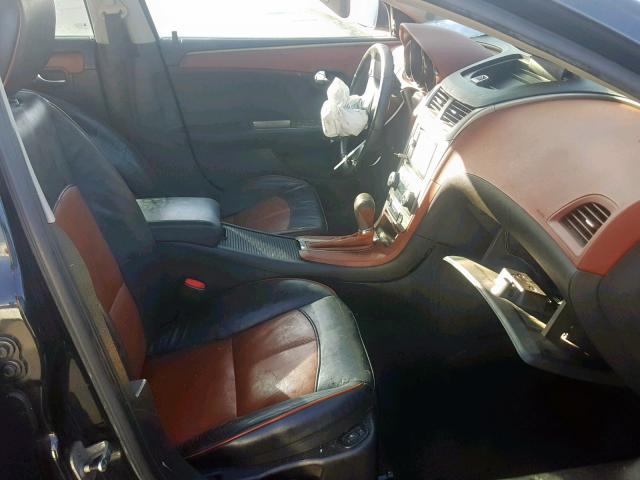 1G1ZK577284240049 - 2008 CHEVROLET MALIBU LTZ შავი ფოტო 5