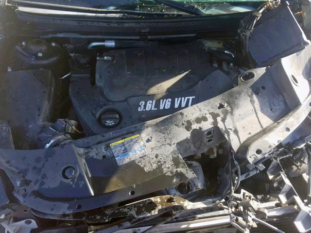 1G1ZK577284240049 - 2008 CHEVROLET MALIBU LTZ შავი ფოტო 7