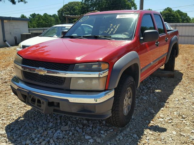 1GCDS13E978161418 - 2007 CHEVROLET COLORADO RED photo 2