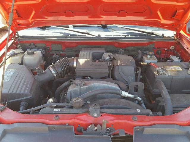 1GCDS13E978161418 - 2007 CHEVROLET COLORADO RED photo 7