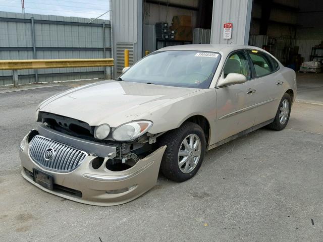 2G4WC582281183983 - 2008 BUICK LACROSSE C GOLD photo 2