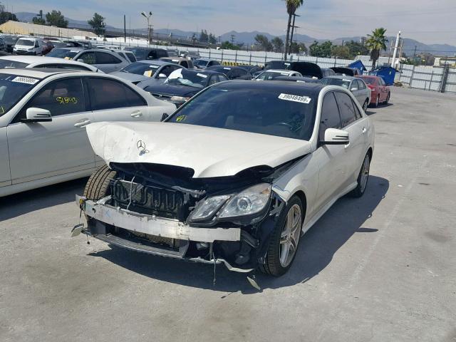 WDDHF5GB4BA472128 - 2011 MERCEDES-BENZ E 350 WHITE photo 2