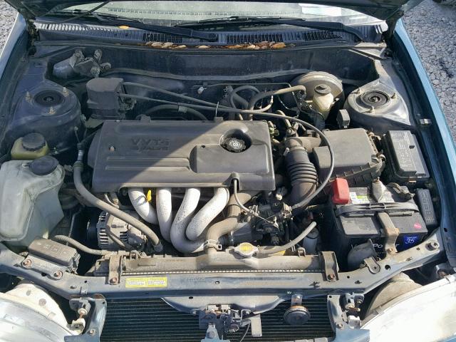 2T1BR12E4YC326267 - 2000 TOYOTA COROLLA VE BLUE photo 7