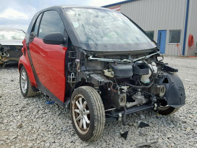 WMEEJ31X99K306925 - 2009 SMART FORTWO PUR RED photo 1