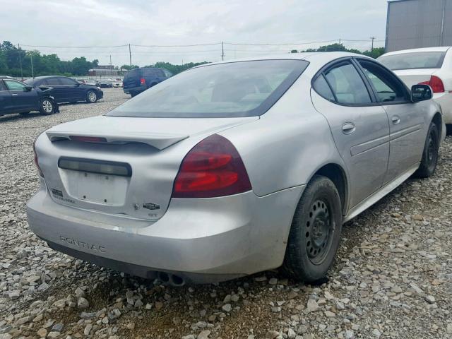 2G2WP522341284952 - 2004 PONTIAC GRAND PRIX SILVER photo 4
