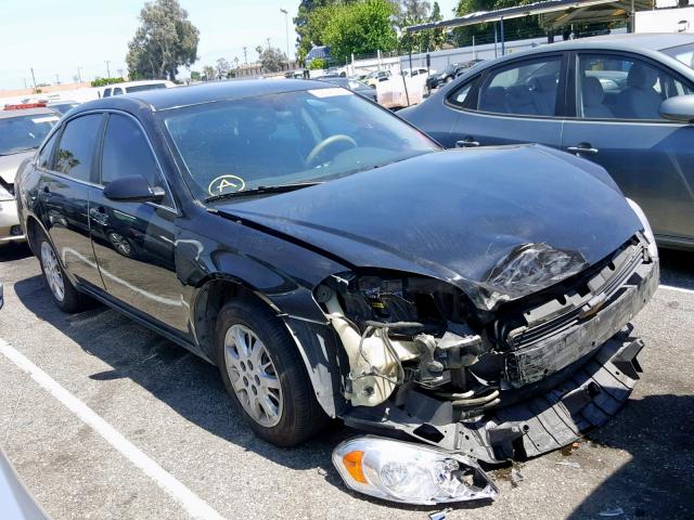 2G1WS583081295058 - 2008 CHEVROLET IMPALA POL BLACK photo 1